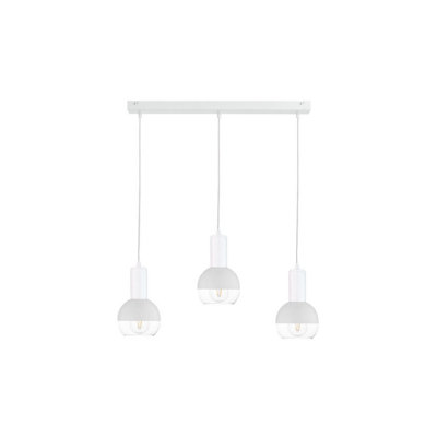 Luminosa Lighting Luminosa Ice Bar Pendant Ceiling Light White60Cm3X E27 from B&Q
