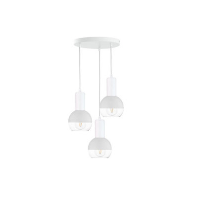 Luminosa Lighting Luminosa Ice Cluster Pendant Ceiling Light White30Cm3X E27 from B&Q