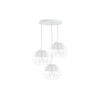 Luminosa Lighting Luminosa Solo Cluster Pendant Ceiling Light White30Cm3X E27 from B&Q