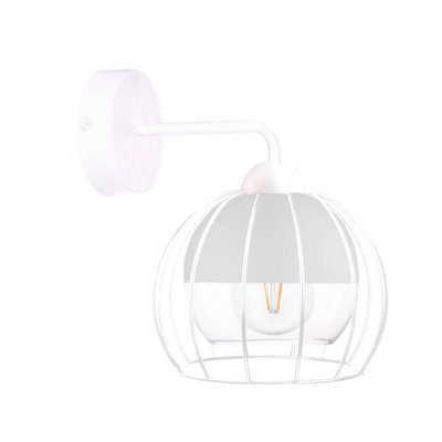 Luminosa Lighting Luminosa Solo Wall Lamp White25Cm1X E27 from B&Q