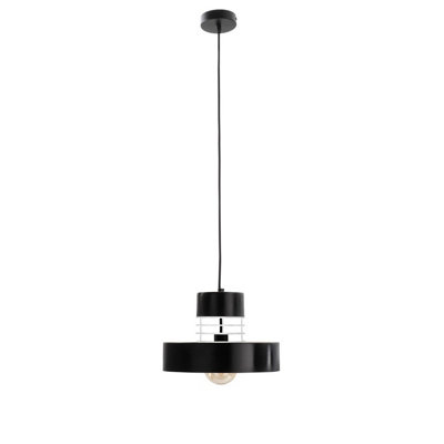 Luminosa Lighting Luminosa Bossi Wire Dome Pendant Ceiling Light Black30Cm1X E27 from B&Q