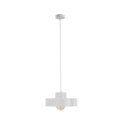 Luminosa Lighting Luminosa Iglo Dome Pendant Ceiling Light White30Cm1X E27 from B&Q