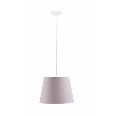 Luminosa Lighting Luminosa Dexter Dome Pendant Ceiling Light Pink38Cm1X E27 from B&Q