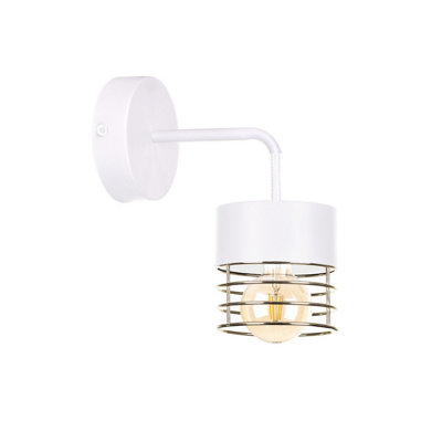 B&Q -  Luminosa Royal Wall Lamp WhiteGold12Cm1X E27