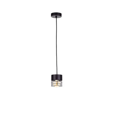 Luminosa Lighting Luminosa Elle Slim Pendant Ceiling Light Black12Cm1X E27 from B&Q