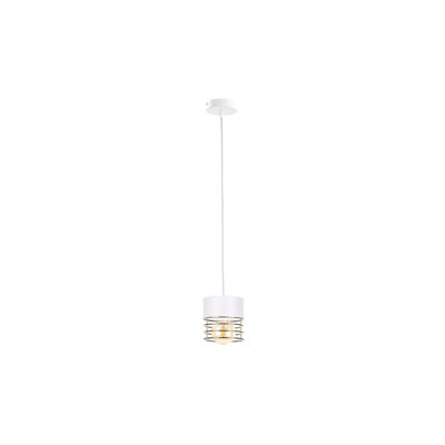 Luminosa Lighting Luminosa Royal Slim Pendant Ceiling Light WhiteGold12Cm1X E27 from B&Q