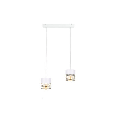 Luminosa Lighting Luminosa Royal Bar Pendant Ceiling Light WhiteGold50Cm2X E27 from B&Q