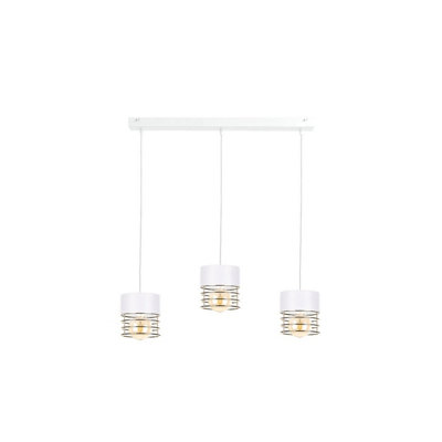 Luminosa Lighting Luminosa Royal Bar Pendant Ceiling Light WhiteGold60Cm3X E27 from B&Q