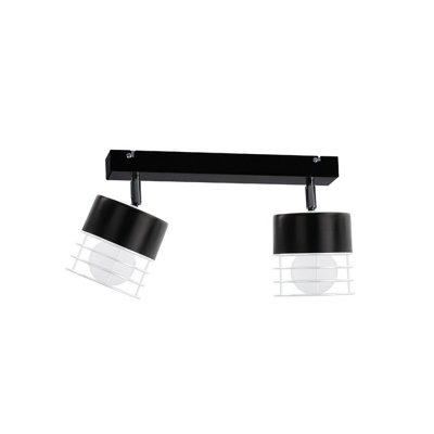 Luminosa Lighting Luminosa Mao Twin Ceiling Spotlight Black50Cm2X E27 from B&Q