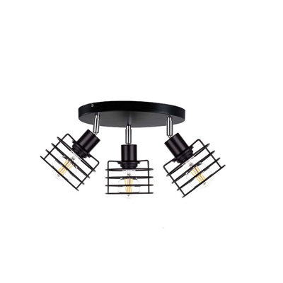 Luminosa Lighting Luminosa Viva Ceiling Spotlight Clusters Black35Cm3X E27 from B&Q