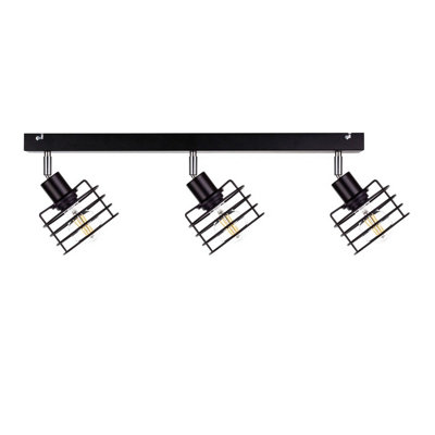 Luminosa Lighting Luminosa Viva Ceiling Spotlight Bar Black60Cm3X E27 from B&Q