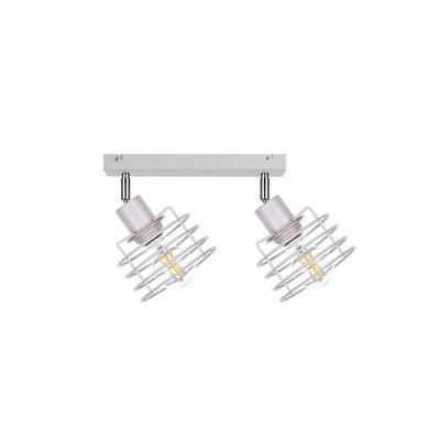 Luminosa Lighting Luminosa Viva Twin Ceiling Spotlight White50Cm2X E27 from B&Q