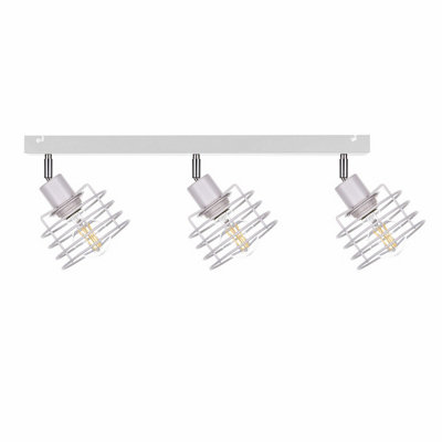 Luminosa Lighting Luminosa Viva Ceiling Spotlight Bar White60Cm3X E27 from B&Q