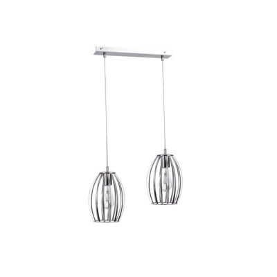 Luminosa Lighting Luminosa Saya Bar Pendant Ceiling Light Grey50Cm2X E27 from B&Q