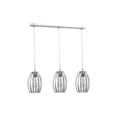 Luminosa Lighting Luminosa Saya Bar Pendant Ceiling Light Grey60Cm3X E27 from B&Q