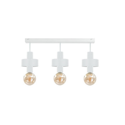 Luminosa Lighting Luminosa Unica Ceiling Spotlight Bar White60Cm3X E27 from B&Q