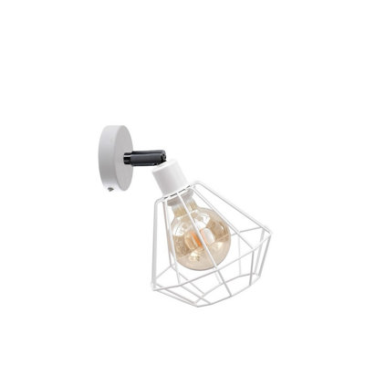 Luminosa Lighting Luminosa Foskal Wall Lamp White20Cm1X E27 from B&Q