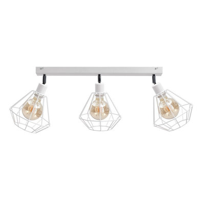 Luminosa Lighting Luminosa Foskal Ceiling Spotlight Bar White65Cm3X E27 from B&Q