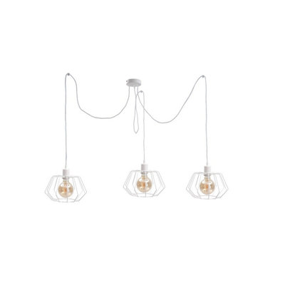 Luminosa Lighting Luminosa Luna Cluster Pendant Ceiling Light White3X E27 from B&Q