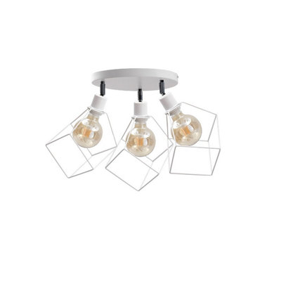 Luminosa Lighting Luminosa Ruben Ceiling Spotlight Clusters White32Cm3X E27 from B&Q
