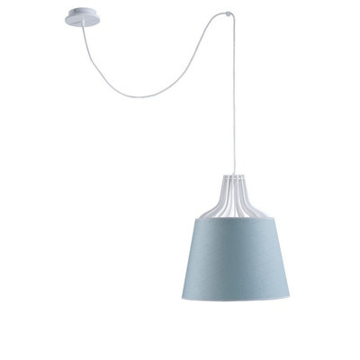 Luminosa Lighting Luminosa Lea Dome Pendant Ceiling Light Green38Cm1X E27200Cm Wire from B&Q