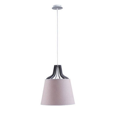 Luminosa Lighting Luminosa Lucio Dome Pendant Ceiling Light Pink38Cm1X E27 from B&Q