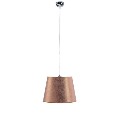 B&Q -  Luminosa Luca Dome Pendant Ceiling Light Copper38Cm1X E27
