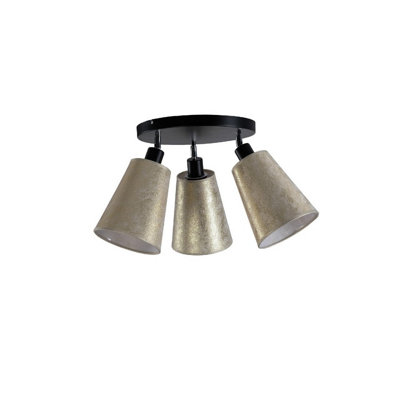 Luminosa Lighting Luminosa Eva Ceiling Spotlight Clusters Gold30.5Cm3X E27 from B&Q