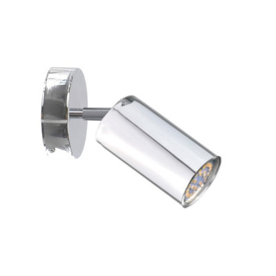 Luminosa Lighting Luminosa Eye Single Spotlight Silver10Cm1X Gu10 from B&Q