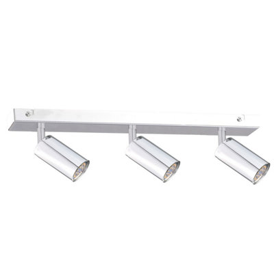 Luminosa Lighting Luminosa Eye Ceiling Spotlight Bar Silver50Cm3X Gu10 from B&Q