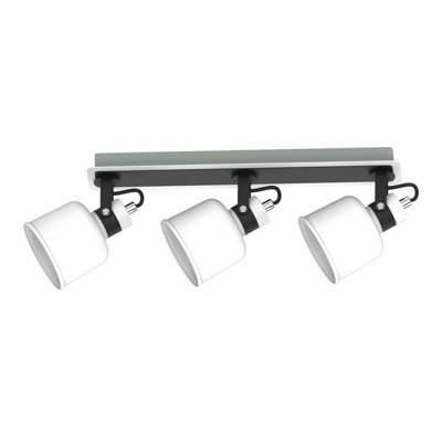 Luminosa Lighting Luminosa Pako Ceiling Spotlight Bar White43Cm3X E14 from B&Q