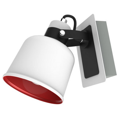 Luminosa Lighting Luminosa Pakos Single Spotlight White12Cm1X E14 from B&Q