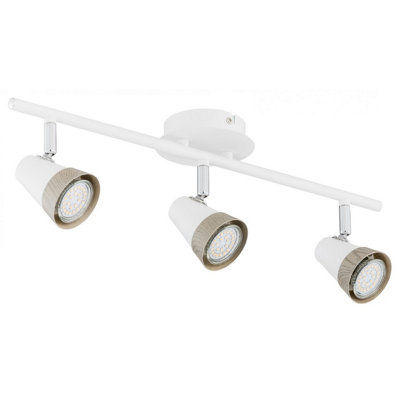 Luminosa Lighting Luminosa Rox Ceiling Spotlight Bar White50Cm3X Gu10 from B&Q