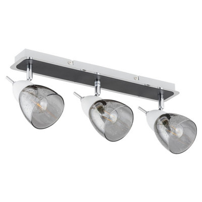 Luminosa Lighting Luminosa Sky Ceiling Spotlight Bar White43Cm3X E14 from B&Q