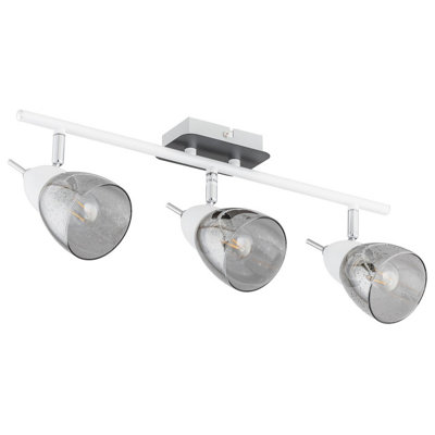 Luminosa Lighting Luminosa Sky Ceiling Spotlight Bar White50Cm3X E14 from B&Q