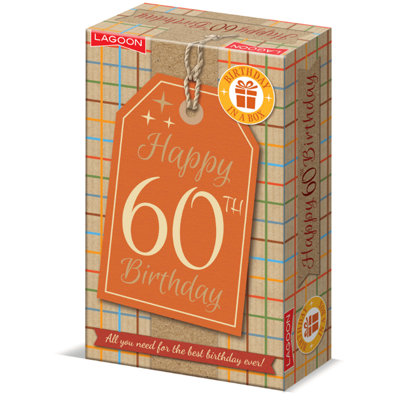 B&Q -  60Th Birthday In A Box Gift SetComplete Party Kit With Decorations - Image 5
