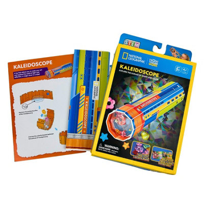 Lagoon Unisex Multicolor How Things Work Kaleidoscope Kit - 3D Buildable Optical Toy, Ages 5+ - Image 7