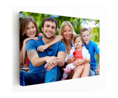 B&Q Custom Canvas Print: Personalized Photo To Canvas, Wall Art - 30" X 20" Inches