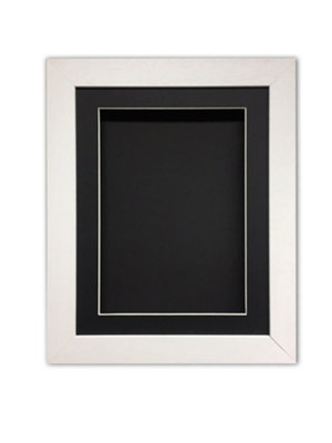  - Handmade 3D Box Frame: Shadow Box For Memorabilia (25mm Deep) -White Frame/6 X 4 Inches