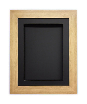 Handmade 3D Box Frame: Shadow Box For Memorabilia (25mm Deep) -Oak Frame/6 X 6 Inches from B&Q