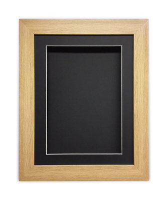 Handmade 3D Box Frame: Shadow Box For Memorabilia (25mm Deep) -Oak Frame/22 X 18 Inches from B&Q