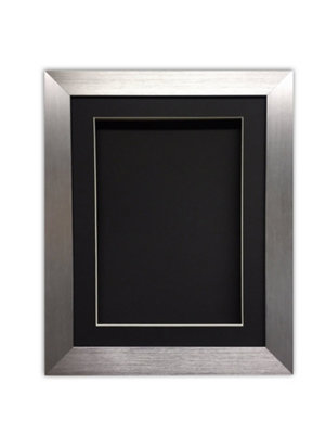 Handmade 3D Box Frame: Shadow Box For Memorabilia (25mm Deep) -Silver Frame/22 X 18 Inches from B&Q