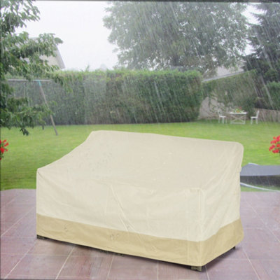 B&Q -  Furniture Rain Cover 3 Seater Garden Rattan Chair Bench Waterproof