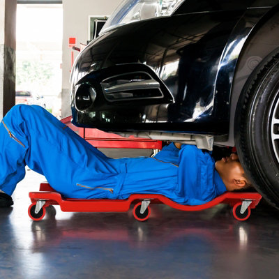 Durhand Mechanic Vehicle Creeper Rolling Moulded Workshop Garage Assistance from B&Q