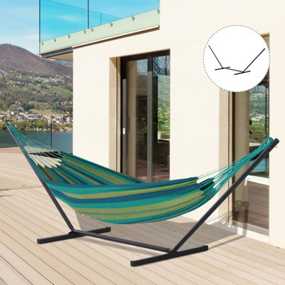 Outsunny 3.6M Long Metal Hammock Stand Frame Replacement Garden Outdoor Patio