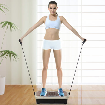 Homcom Vibration Plate Machine Fitness Body Shaper Slim Trainer Home Gym - Image 4