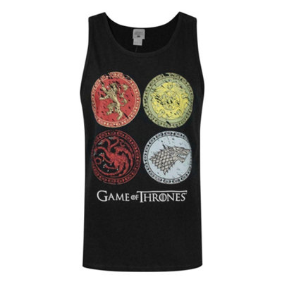 Vanilla Underground Game Of Thrones Mens Black House Crest Vest (Medium) from B&Q
