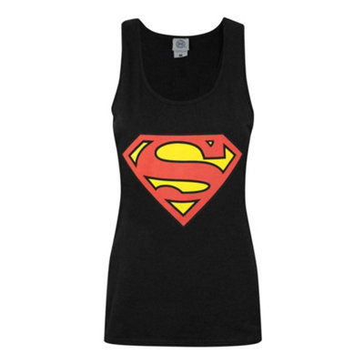 Vanilla Underground Dc Comics Womens Black Superman Logo Vest (X-Large) from B&Q