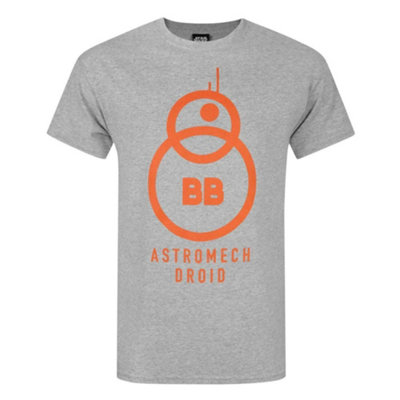 Vanilla Underground Star Wars Mens Grey Bb-8 Short Sleeved T-Shirt (Xx-Large) from B&Q