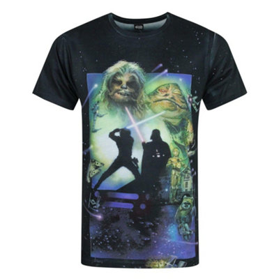 Vanilla Underground Star Wars Mens White Return Of The Jedi Short Sleeved T-Shirt (Small) from B&Q